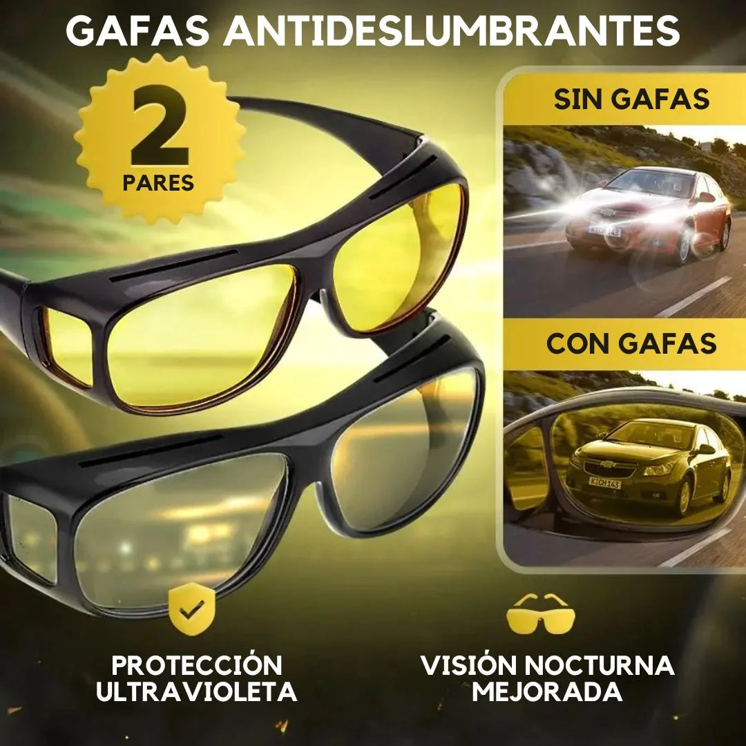 LENTES ANTIDESLUMBRANTE PARA MANEJAR CON VISION NOCTURNA
