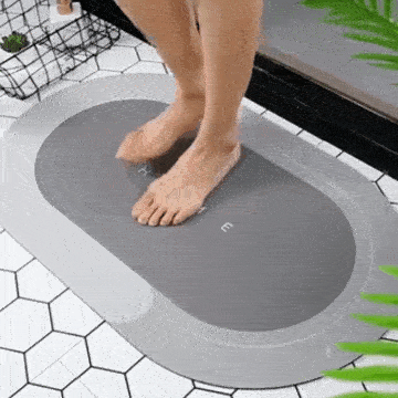 ALFOMBRA DE BAÑO SUPER ABSORVENTE ANTIDESLIZANTE
