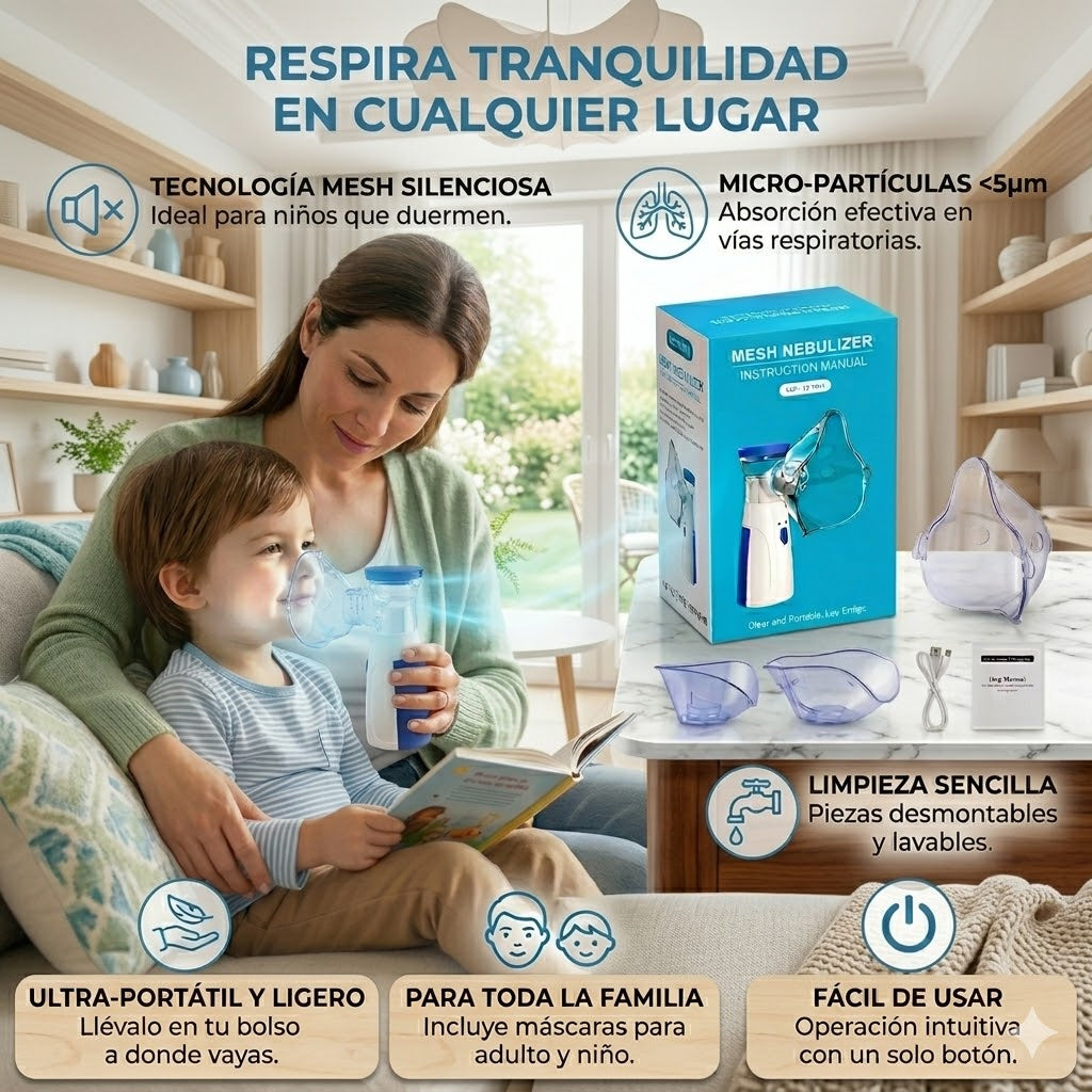 RespiraPlus- Alivia asma bronquitis EPOC y alergias