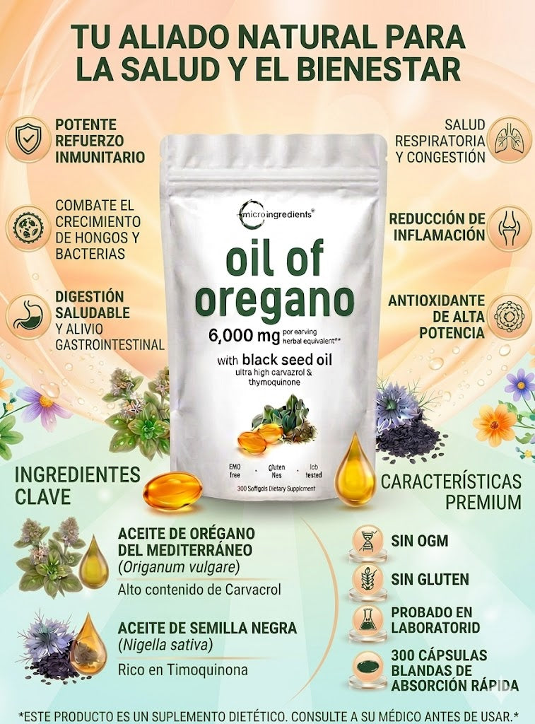 Elimina bacterias, limpia tu digestión y recupera tu energía de forma natural (60 cápsulas)