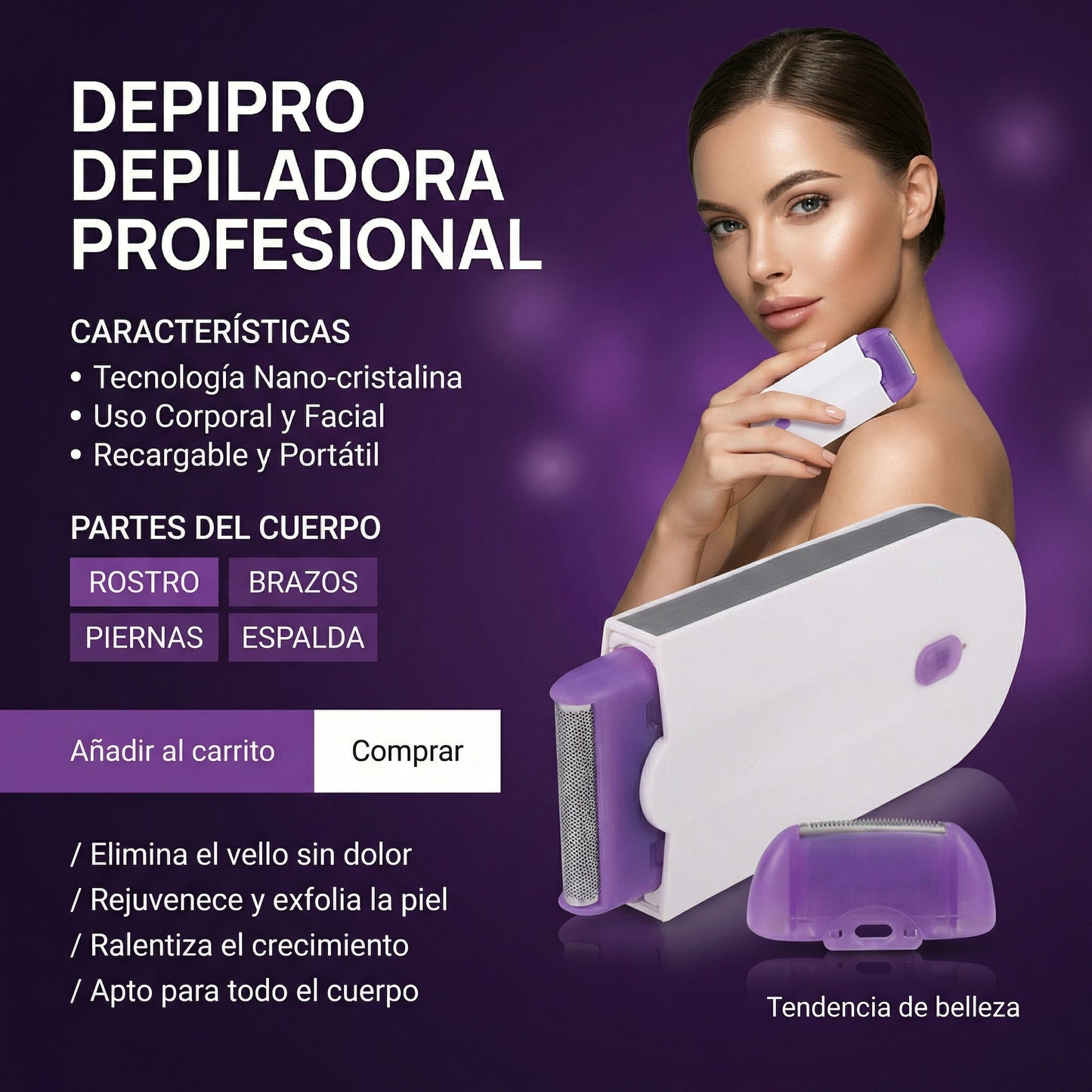 Depilación Suave y Perfecta Para Mujeres Exigentes